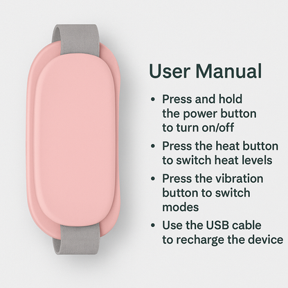 "Smart Menstrual Relief Belt – Comfort & Care for Every Cycle"