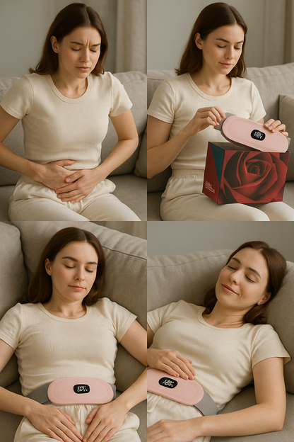 "Smart Menstrual Relief Belt – Comfort & Care for Every Cycle"
