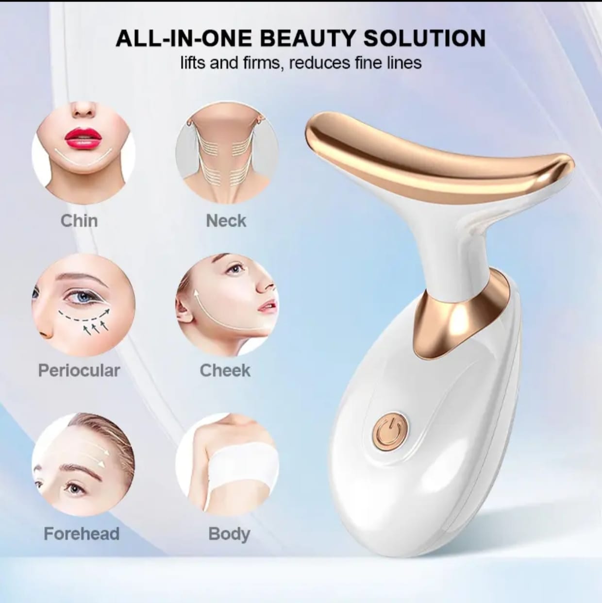Glow Lift -✨ Compact T-Shape Vibration Face Massager ✨